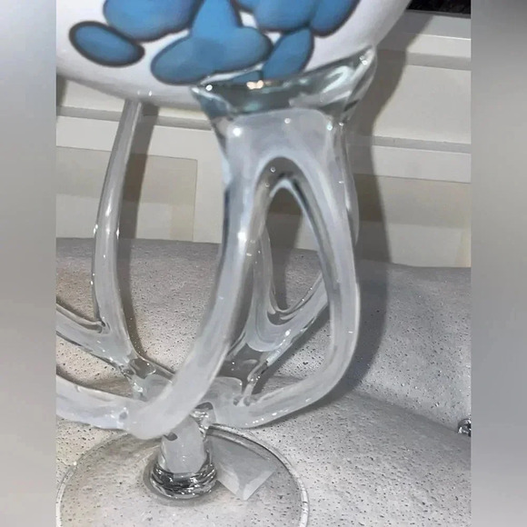 ZORZA MOUTH BLOWN GLASS
JELLYFISH STEM WHITE/BLUE
BERGAMOT CANDLE LARGE - Picture 3 of 14